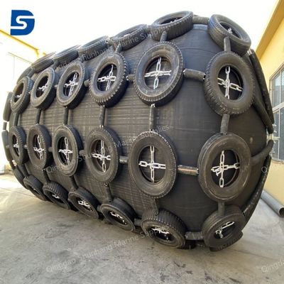 2 Tahun Garansi Fender Karet Kapal Dengan Gelang Rantai Galvanis Panas dan Perawatan Rendah Ideal untuk Keamanan Docking