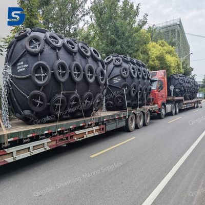 Low Maintenance Ship Rubber Fender Bersertifikat ABS Cocok untuk Aplikasi Laut Pengisian Pelabuhan Qingdao Pelabuhan awet