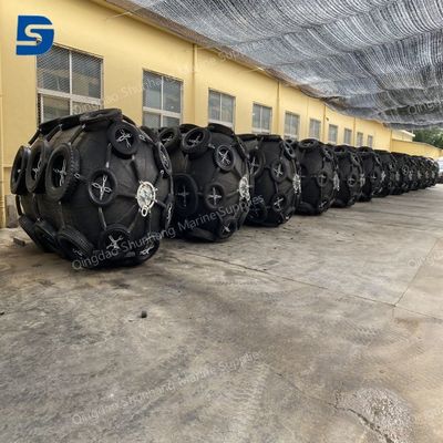 Fender Karet Tiup Standar ISO 17357 solusi fender laut tahan lama untuk dermaga kapal dan perlindungan pelabuhan