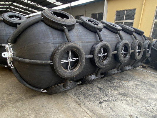 Ketahanan Aus Fender Inflatable Untuk Kapal 50kpa Yokohama Floating Fender