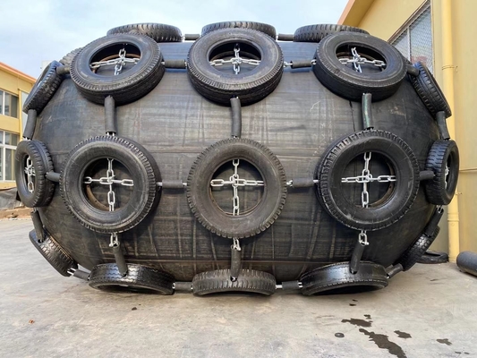 Sling Type Submarine Fender Boat Rubber 0.08mpa Marine Dock Fender