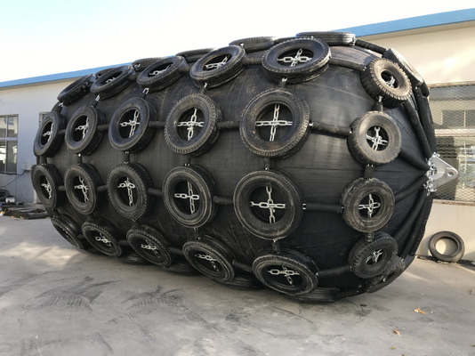 3.3m 6.5m Karet Tiup Fender Net Type Yokohama Docking Marine