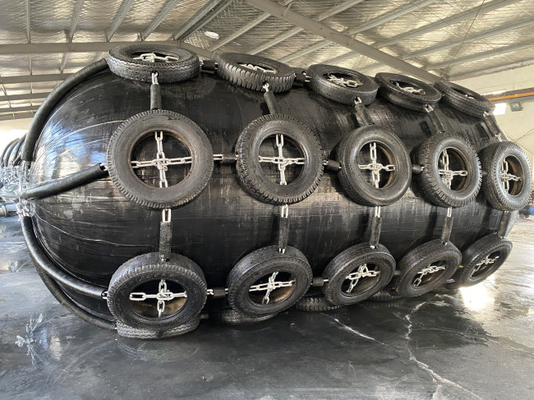 Umur panjang Docking Karet Inflatable Fenders Boat Karet Bumper