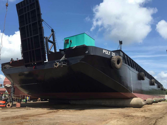 Shipyard Barge Launching Airbags Docking 10 Layers Heavy Duty Airbags Untuk Mengangkat