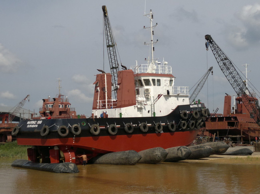 Lapisan Kerucut Kantong Udara Pengangkat Berat Silinder Docking Pengiriman Kantong Udara
