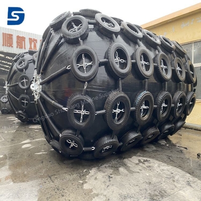 ISO17357 2014 Penghalang Dock Inflatable Yokohama Fender Karet 50kpa
