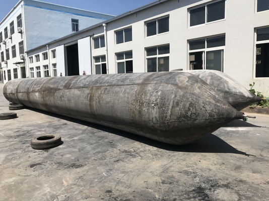 Shunhang Wear Resistance Ship Launching Airbag 1.5M X 16M Untuk Pabrik Kapal